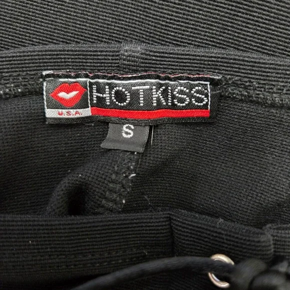 Y2k Goth Whimsigoth high side split black maxi skirt size Small - Picture 5 of 10